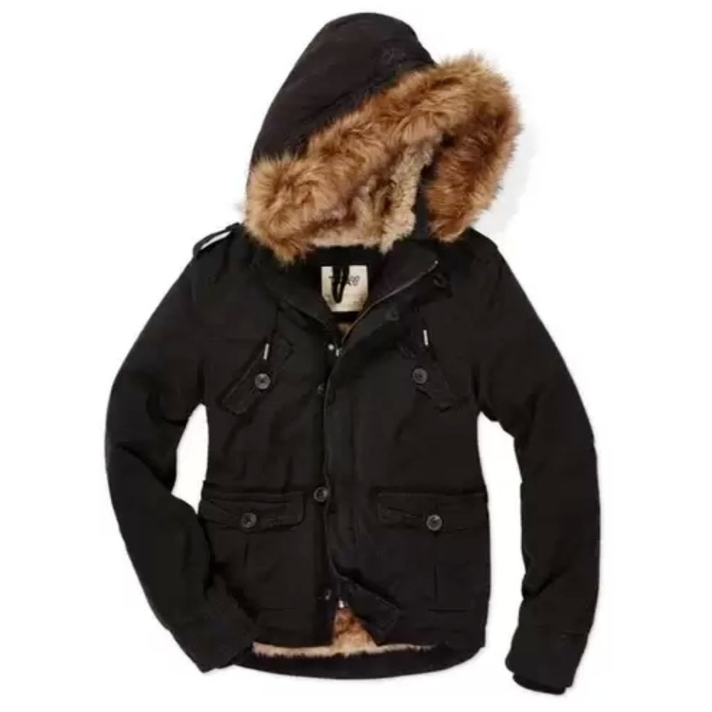 ARITZIA | TNA PLATOON  JACKET WITH FAUX FUR LINING